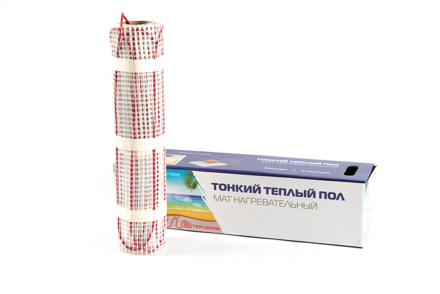 Теплый пол Teplocom МНД-2,5 (нагревательный мат), площадь 2,5 м2 400 Вт.