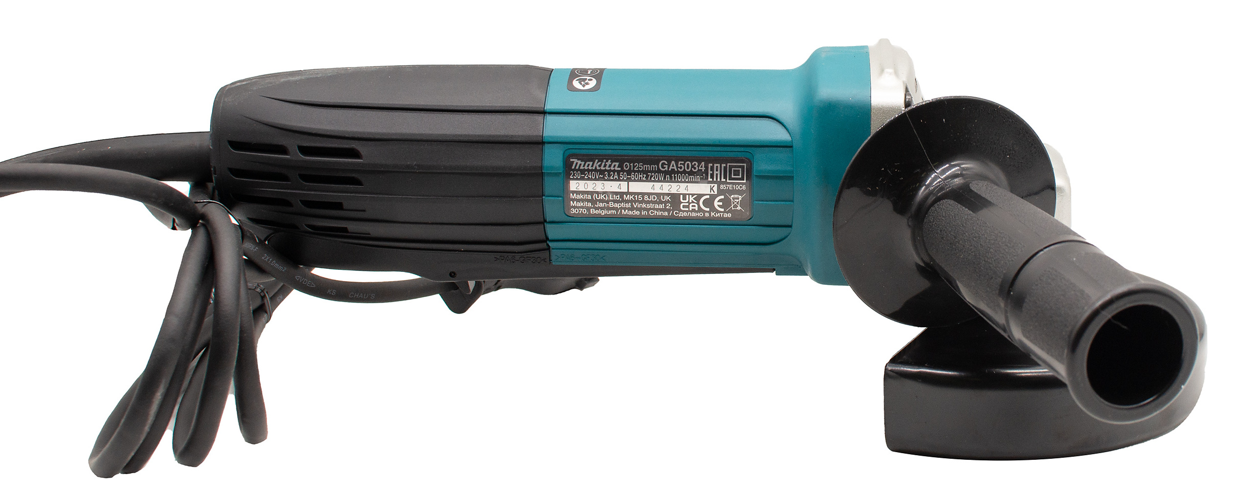 Углошлифмашина Makita GA5034, 720 Вт, 125 мм