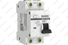 Выключатель автоматический дифференциального тока 1п+N C 16А 30мА тип AC 4.5кА АД-12 Basic EKF DA12-