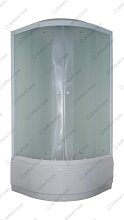 Кабина душевая Parly EB92 900х900х2150 мм, высокий поддон, жемчужные стекла