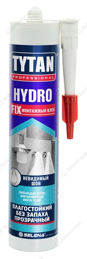 Клей акрилатный Tytan Professional Hydro Fix 310 мл, прозрачный