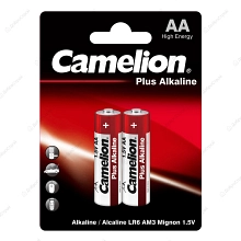 Батарейки Camelion Plus Alkaline BL2 LR6 (LR6-BP2,1.5В) АА 2 шт.