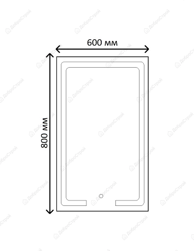 Зеркало Costabell DW6080S-03 60*80 см, сенсорный переключатель