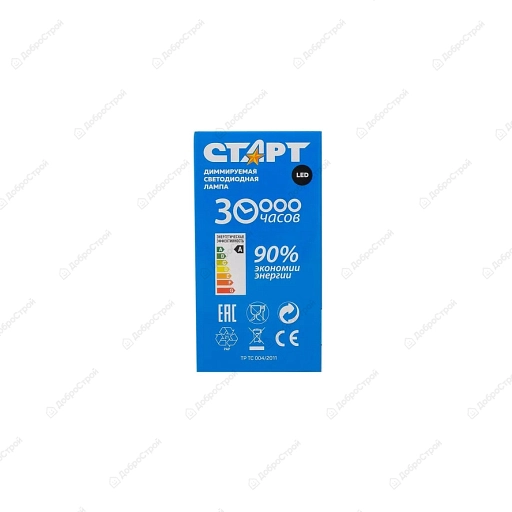 Лампа светодиодная СТАРТ LEDGLSE27 10W40 Dim Rheostat 10/50 (Р)