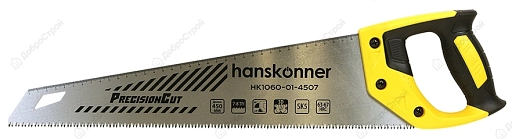 Ножовка по дереву Hanskonner HK1060-01-4507, 450мм, 7-8 TPI